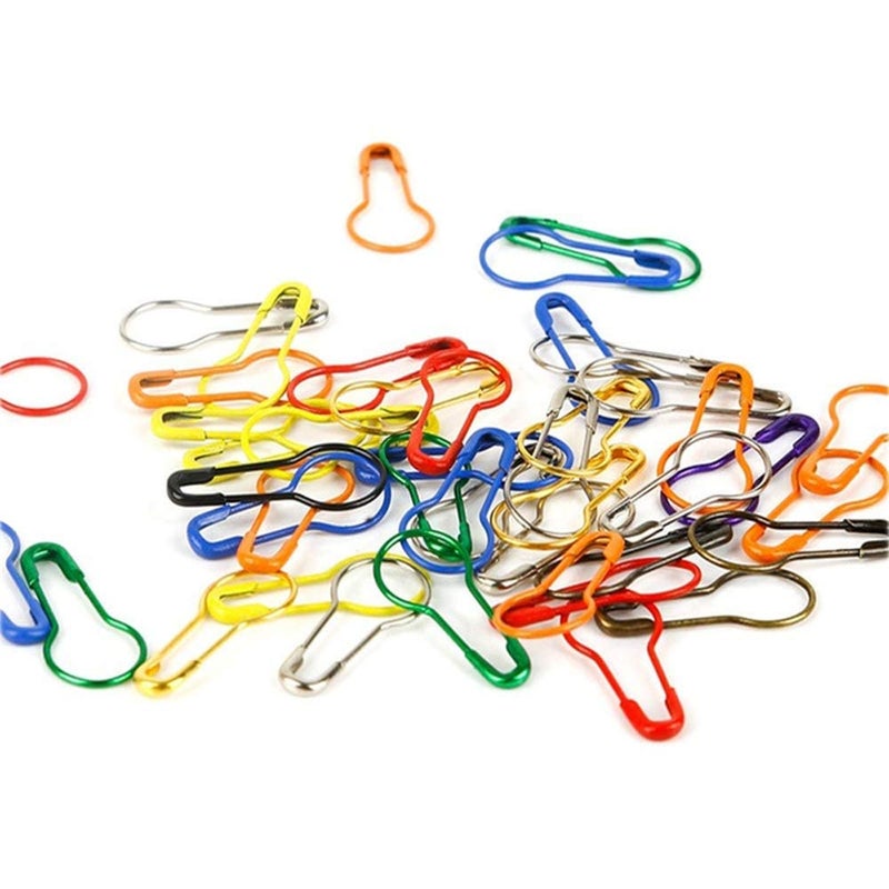 hesmartly 300 Pieces Safety Bulb Pins, Crochet Stitch Markers, Safety Metal Pins for Knitting Stitch Markers Sewing Making with Storage Box (10 Colors) - Image 5